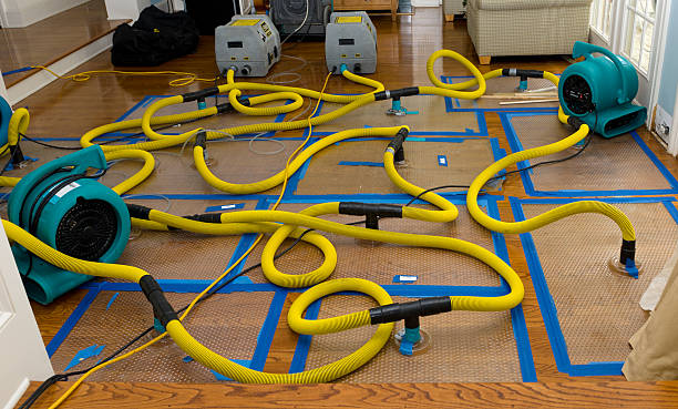 Professional Burst Pipe Water Damage technician working in South Dos Palos, CA